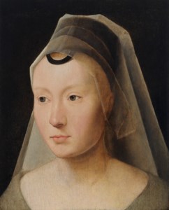 Hans Memling, Portrait of a lady, bust-length
