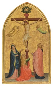 GUIDO DI PIERO, FRA GIOVANNI DA FIESOLE, POSTHUMOUSLY KNOWN AS FRA ANGELICO (NEAR VICCHIO, C. 1395⁄1400-1455, ROME), The Crucifixion with the Virgin, Saint John the Baptist and the Magdalen