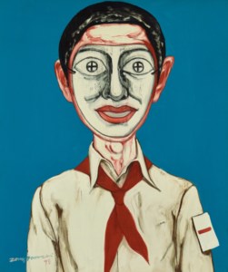 Zeng Fanzhi, MASK SERIES (BLUE)
