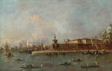The Entrance to the Grand Canal, Venice, looking towards the Dogana, the Giudecca and the Redentore beyond