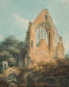 Dryburgh Abbey, Berwickshire: The South Transept from the Cloister