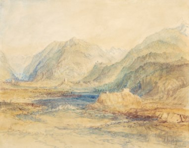 The Domleschg Valley looking North, Switzerland