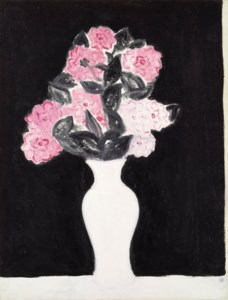 Sanyu, FLOWERS IN A WHITE VASE
