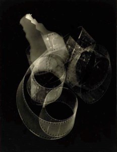 Photogram (Film strip and light bulb)