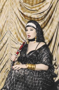 Fifi Smoking a Shisha, Cairo, 2000