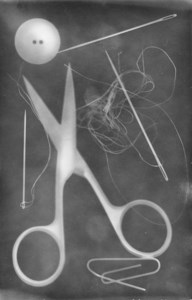 Photogram with sewing tools