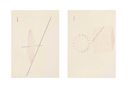 (i) Untitled (Oval with Two Supporting Lines) (ii) Untitled (Cube and Circle)