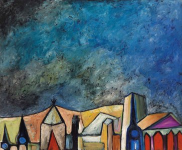 Untitled (Landscape with Blue Sky)