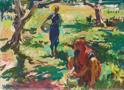 Untitled (Village Scene)