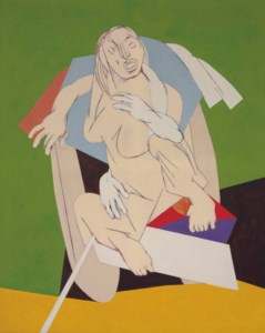 Tyeb Mehta, Untitled (Woman on Rickshaw)