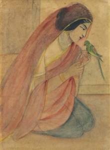 Untitled (Lady with Parrot)