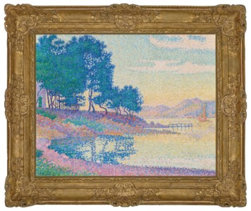 Paul Signac, Calanque des Canoubiers (Pointe de Bamer), Saint-Tropez