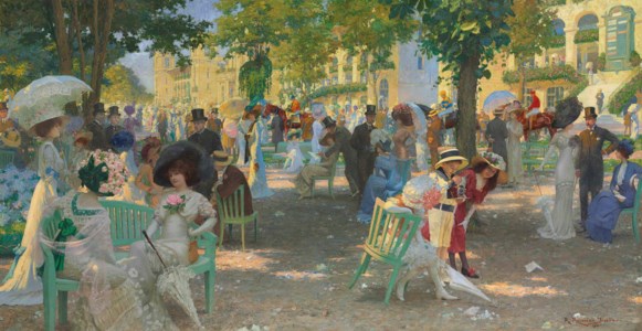 FRENCH, Le pesage de Longchamp