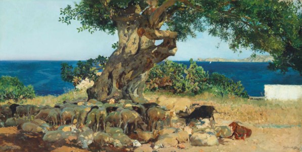 Joaquín Sorolla y Bastida, Algarrobo (The Carob Tree)