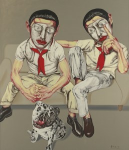 Zeng Fanzhi, Mask Series No. 9
