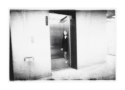 Young Woman in Elevator, 1973