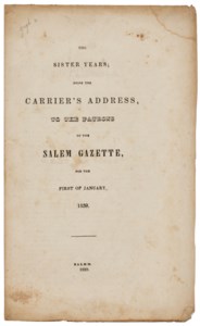 Nathaniel Hawthorne, 1839