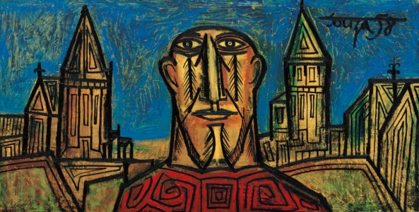 Francis Newton Souza, Head in a Landscape