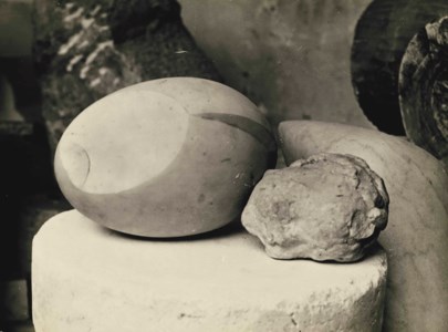 Two Sculptures: 'Le Nouveau Né II', 1920 and 'L'Enfant Dormant', 1906, 1923