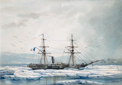 A French Steam Ship in Arctic Waters