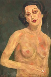 Nude with Cigarette