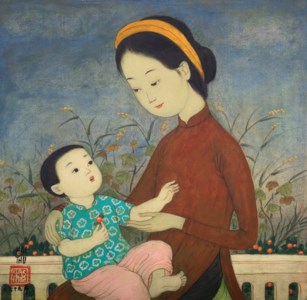 Mère et enfant au kumquat (Mother and Child with Kumquat)