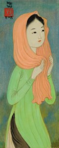 Jeune femme à l’écharpe rose (Young Lady in a Rose Scarf)
