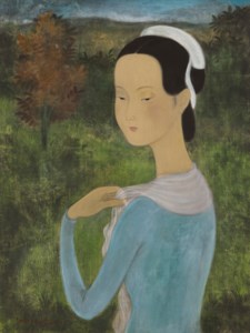 Vu Cao Dam, Jeune fille au turban blanc (Young Lady with White Turban)