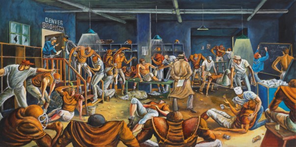 Bronco Locker Room