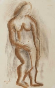 A standing nude