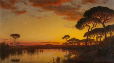Sunset Glow, Roman Campagna