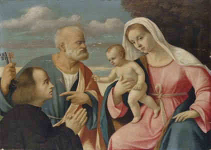 The Madonna and Child with Saint Peter and a donor