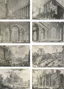 Vedute di Roma : Eight Plates