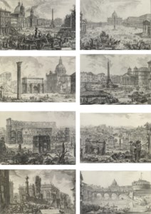 Vedute di Roma : Eight Plates