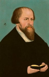 Portrait of Caspar Cruciger (1504-1548), bust-length, holding a book