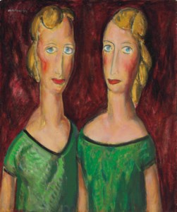 Two Sisters in Green