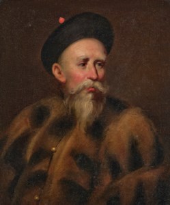 Portrait of a Hong merchant in winter dress