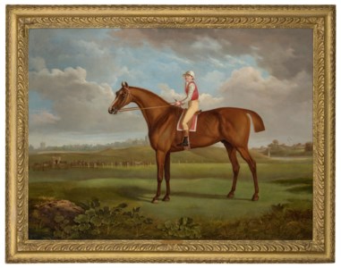 Mr Charles Taylor's chestnut colt 'Regulus', by 'Young Morwick' out of 'Princess', with a jockey up at Chester