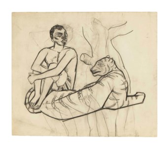 Man with Tiger