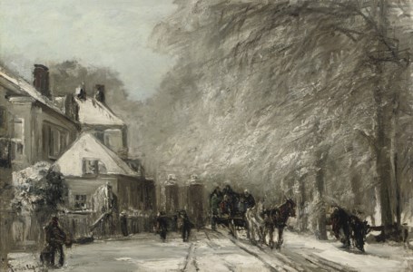 The Oude Scheveningseweg in winter, The Hague