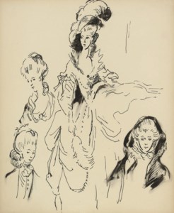 Studies of a lady