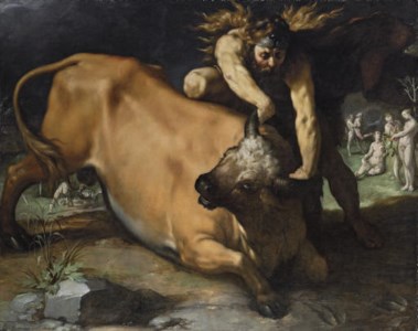 Cornelis Cornelisz. van Haarlem Haarlem 1562-1638, Hercules and Achelous