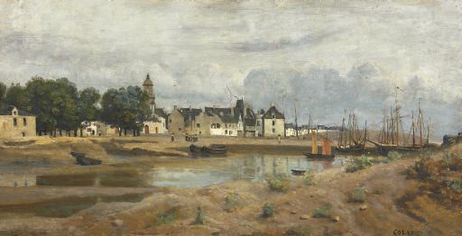 Jean-Baptiste-Camille Corot, Un port de mer en Bretagne