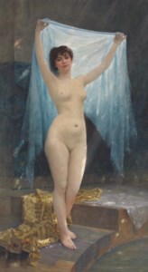 Nu avec un voile