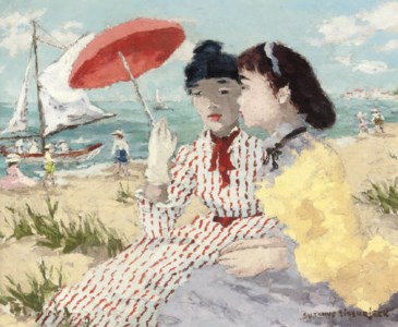 On the beach