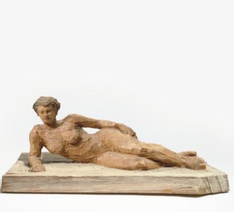 Liegende Frau