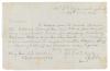 ROBERT E. Letter Signed, "RELee," as Commander of the Army of Northern Virginia, to General John George Walker, in pe