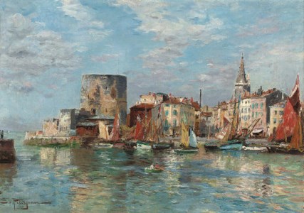 Harbour view of La Rochelle