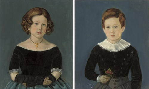 The cherry picker; and Girl with a gold pendant