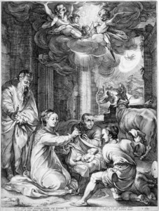 The Adoration of the Shepherds, from The Life of the Virgin